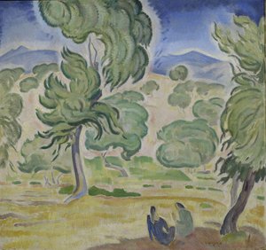 Pine Trees On Kerkyra — Konstantinos Parthenis