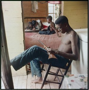 Willie Causey, Jr., With Gun During Violence In Alabama, Shady Grove, Alabama — Gordon Parks