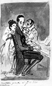 They Sing For The Composer — Francisco José De Goya Y Lucientes