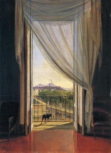 View Of Naples Through A Window — Franz Ludwig Catel