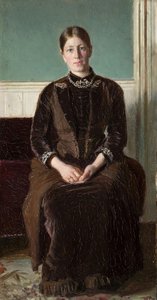 Anna Ancher Seated In The North Room — Michael Peter Ancher