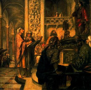 Cristo Disputando Con Los Doctores En El Templo — Juan De Valdés Leal