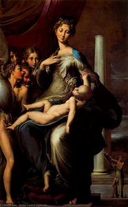 Madonna And Child With Angels — Jacopo Carucci