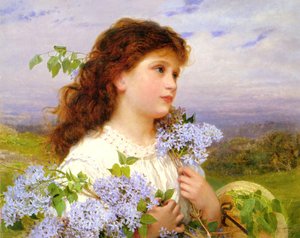 The Time Of The Lilacs — Sophie Gengembre Anderson