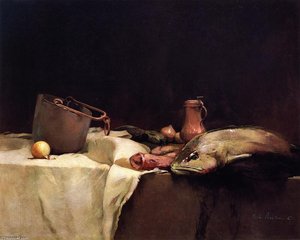Still Life With Strawberries — Soren Emil Carlsen