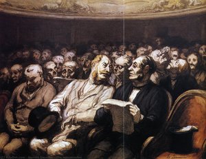 The Intermission — Honoré Daumier