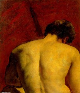 Study Of A Nude Male Figure — William Etty