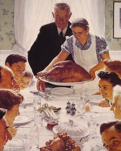 Libertad De La Necesidad — Norman Rockwell