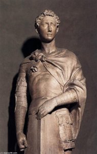 St George (detail) — Donatello
