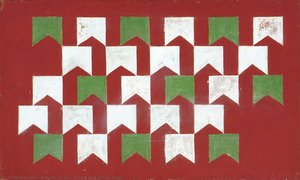 White And Green Flags — Alfredo Volpi