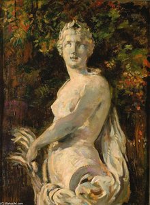 Syrinx, Par Maziere, 1689; Bassin D'apollon — James Carroll Beckwith