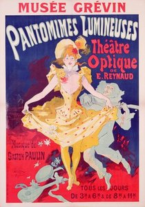 Poster Advertising 'pantomimes Lumineuses' — Jules Chéret