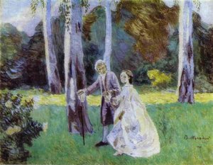 A Walk — Viktor Elpidiforovich Borisov Musatov