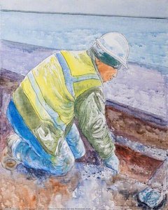 Preparation Work For The Perimeter Wall — Colin David Tidbury
