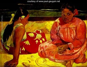 Tahitian Women (on The Beach) — Eugène Henri Paul Gauguin