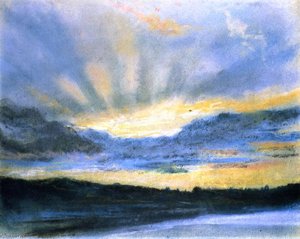 Sunset — Eugène Delacroix