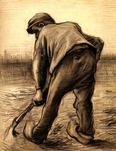 Escavação Em Campo De Batatas: Fevereiro — Vincent Willem Van Gogh