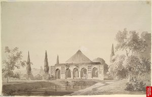 Jahangir Khan's Garden, Najibabad — Thomas And William Daniell