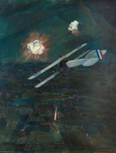 Night Raid, 1917 — Christopher Richard Wynne Nevinson