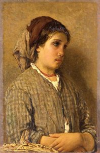 Bust Of A Peasant Woman — Silvestro Lega