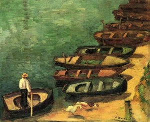 Boats At Bont-aven — Émile Bernard
