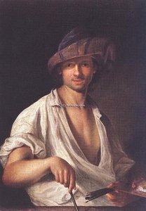 Self-portrait — Ádám Mányoki