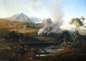 The Forest On Fire — Frederick Lee Bridell