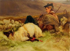Sketch In The Highlands — Sir Edwin Henry Landseer