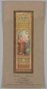 Design For Window — Louis Comfort Tiffany