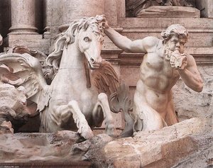 Fontana Di Trevi (detail) — Niccolò Salvi