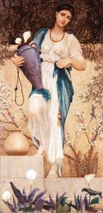 Woman With Lilies — Thomas Armstrong