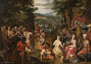 Moses Striking The Rock — Hendrik Van Balen I