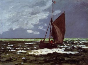 Stormy Seascape — Claude Monet