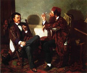 The Discussion — Thomas Hovenden