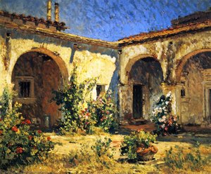 Mission Courtyard (san Juan Capistrano) — Colin Campbell Cooper
