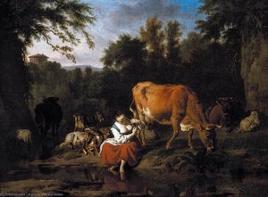A Classical Landscape — Adriaen Van De Velde