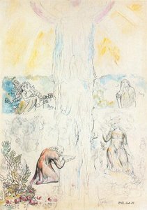 Llegado Al Empíreo Dante Bebe El Agua Del Río De La Luz — William Blake
