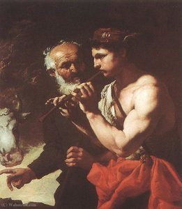 Karl Mercury Piping To Argus — Johann Karl Loth