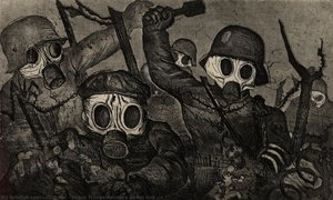 Shock Troops Advance Under Gas — Otto Dix