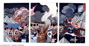 Warriors Going To Battle — Tsukioka Yoshitoshi