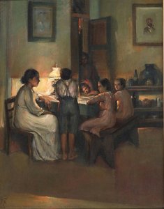Family By Lamplight — António Xavier Trindade