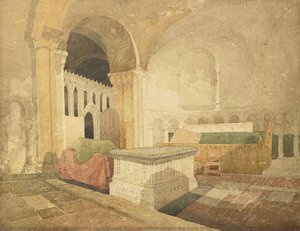 The Jesus Chapel, Norwich Cathedral With The Tomb Of Sir Thomas Windham — John Sell Cotman