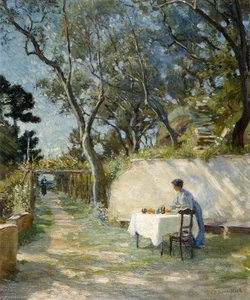 The Garden Of The Padronale, Portofino, Italy — George Percy Jacomb Hood