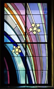 Krakow Medical Society House, Stained Glass Window — Stanislaw Wyspianski