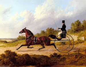 The Famous Trotter Confidence Drawing A Gig — John Frederick Herring Junior