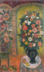 Flowers On A Table — Alan Davie