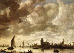 View Of The Merwede Before Dordrecht — Jan Josephszoon Van Goyen
