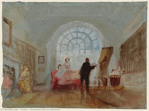 The Artist And His Admirers — J.m.w. Turner
