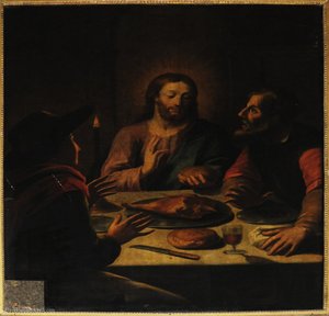 The Disciples Of Emmaus Or Lunch Emmaus — Jean Ii Restout