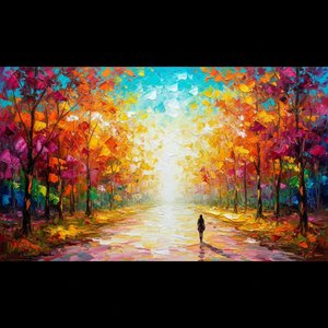 Ethereal Radiance: A Singular Journey Through The Luminous Autumnal Path — Christian Noiret